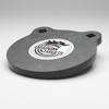 Dragon Targets 6" x 1/2" Raw Gong AR500 Steel Shooting Target