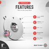 Dragon Targets 8" x 1/2" Gong AR500 Steel Shooting Target 1/2" Thick