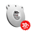 Dragon Targets 8" x 1/2" Gong AR500 Steel Shooting Target 1/2" Thick