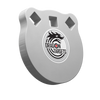 Dragon Targets 4" x 1/2" Gong AR500 Steel Shooting Target