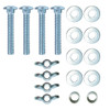 Dragon Targets Hardware Kit for AR500 Steel Gongs | 4 Carriage Bolts, 2 Spacers, 4 Wing Nuts, 8 Washers