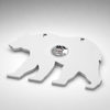 Dragon Targets Bear 3/8" AR500 Steel Shooting Target