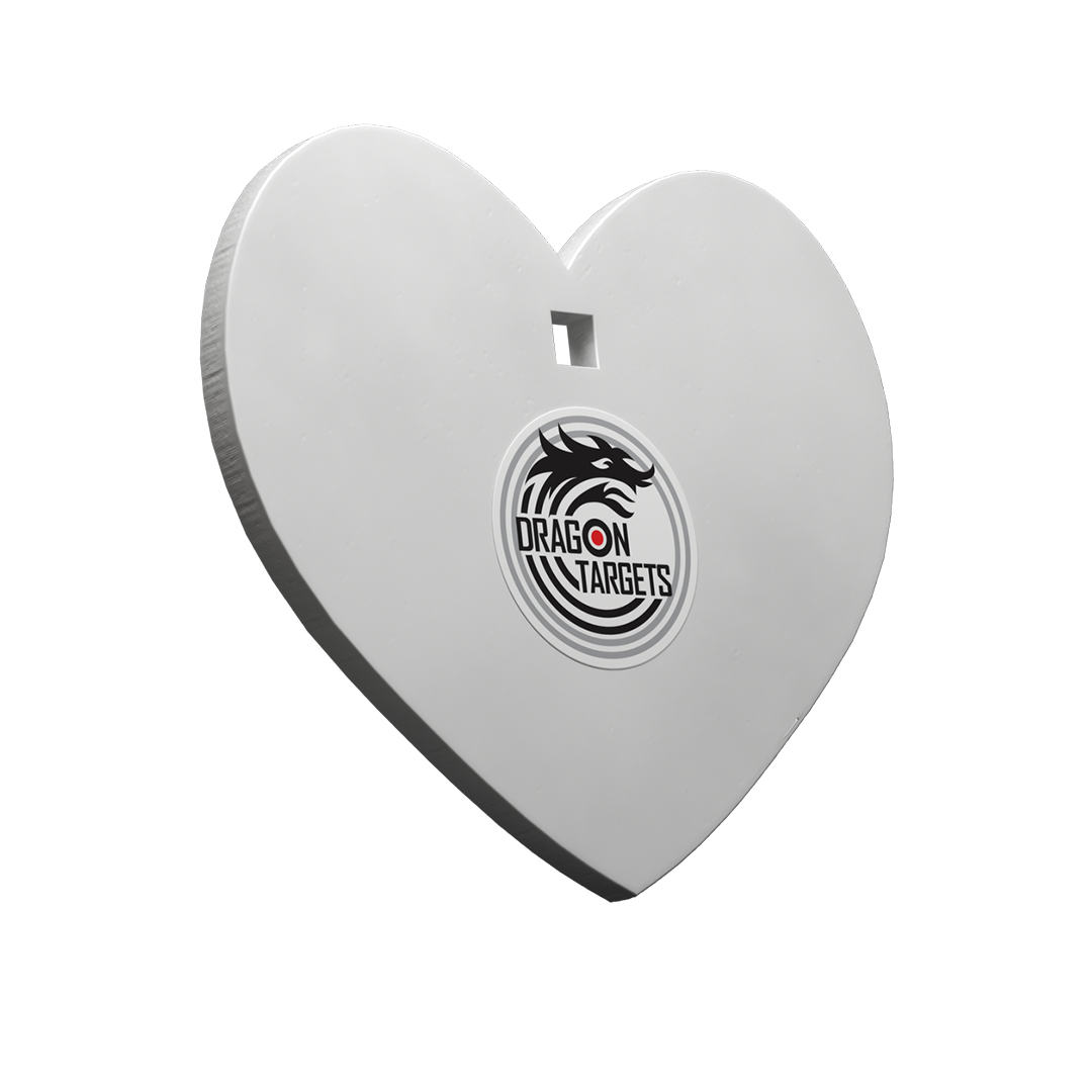 Dragon Targets Heart 3/8" AR500 Steel Shooting Target
