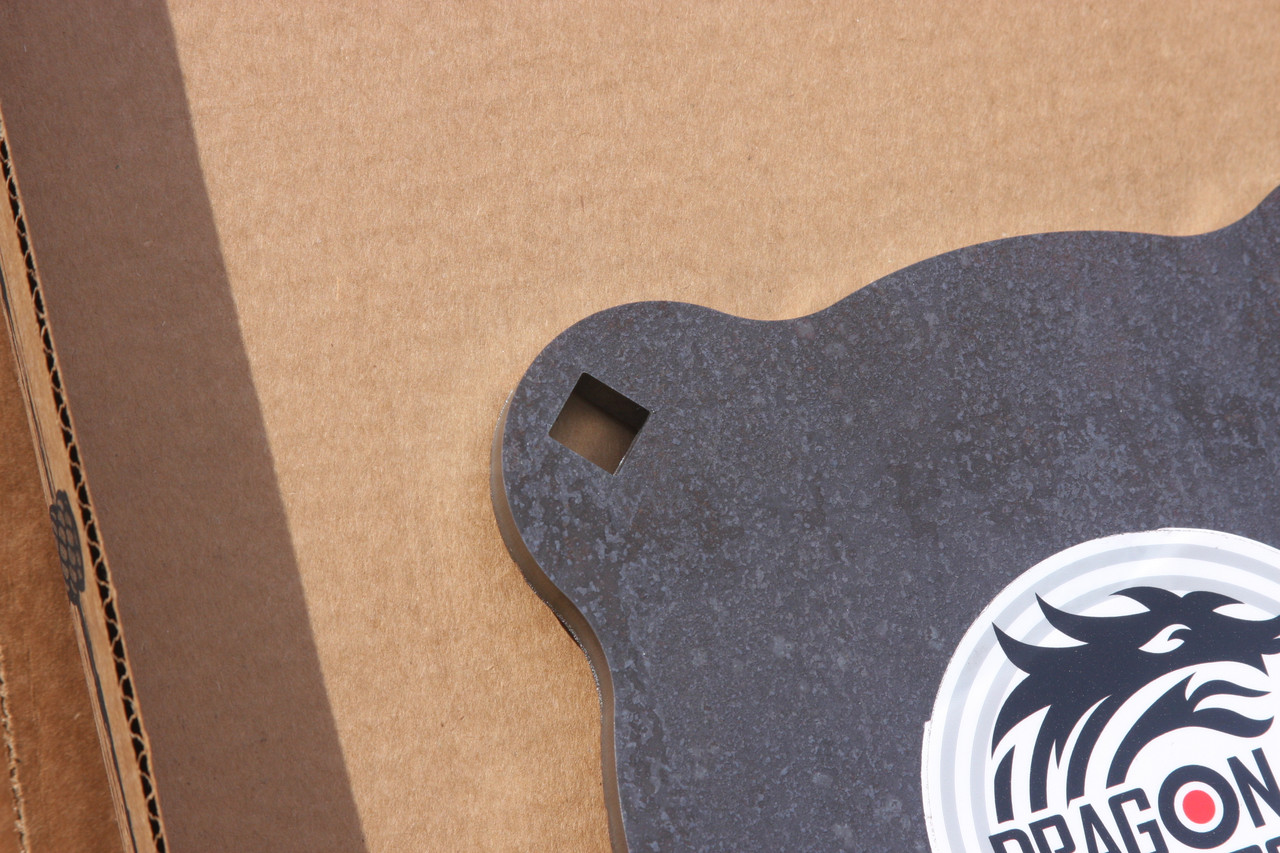 Dragon Targets 8" x 3/8" Raw Gong AR500 Steel Shooting Target