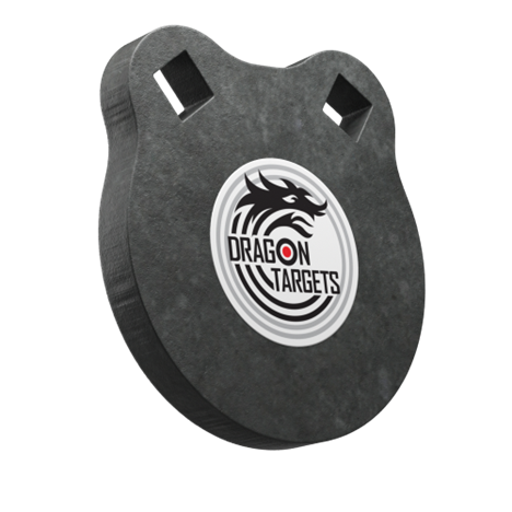 Dragon Targets 4" x 1/2" Raw Gong AR500 Steel Shooting Target