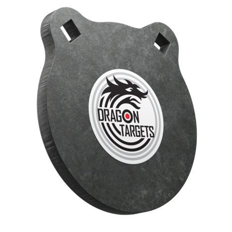 Dragon Targets 6" x 1/2" Raw Gong AR500 Steel Shooting Target