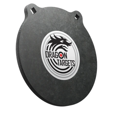 Dragon Targets 10" x 1/2" Raw Gong AR500 Steel Shooting Target