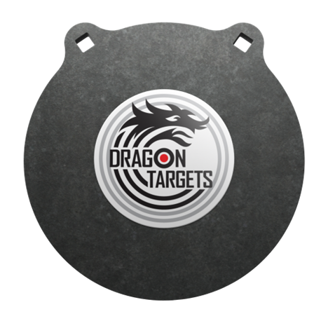 Dragon Targets 10" x 1/2" Raw Gong AR500 Steel Shooting Target