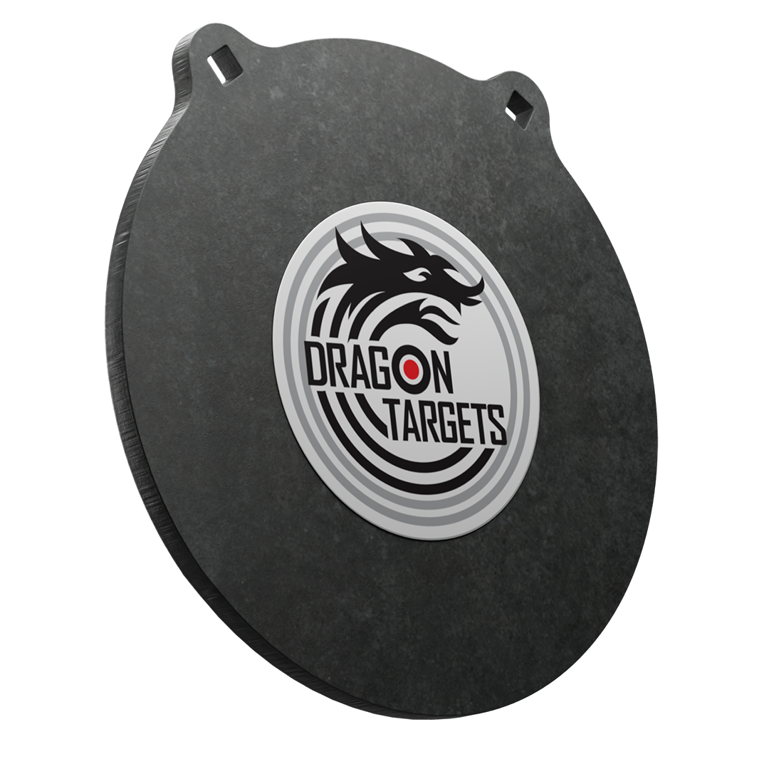Dragon Targets 12" x 1/2" Raw Gong AR500 Steel Shooting Target