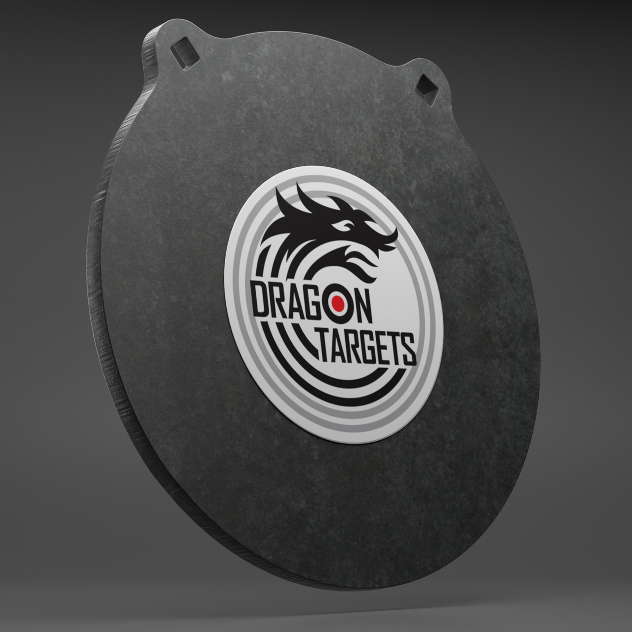 Dragon Targets 12" x 1/2" Raw Gong AR500 Steel Shooting Target