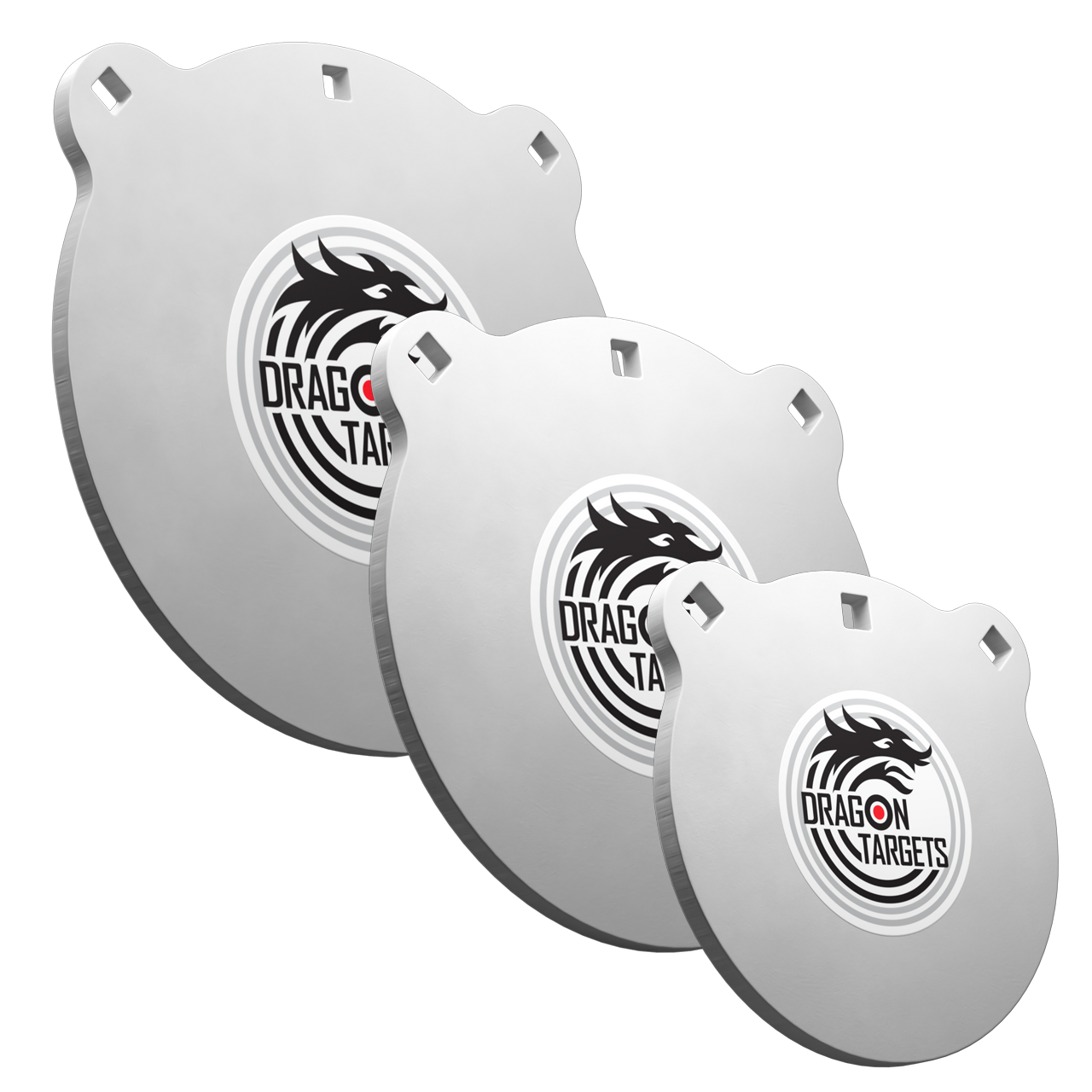 Dragon Targets 8", 10", & 12" (3/8" Thick) Gong Bundle - Dragon Targets