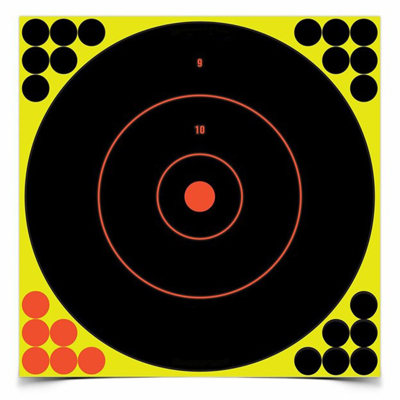 50 PACK of 12" X 12" Reactive Bulls-Eye Splattering Targets