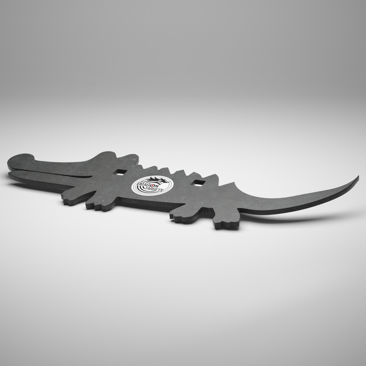 Irregular Alligator 1/4" A36 Steel Rimfire Shooting Target (Unpainted)