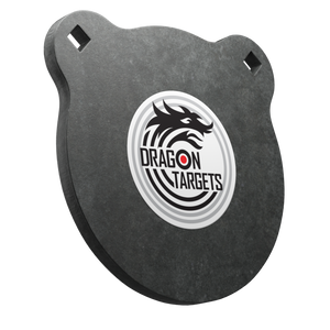 Dragon Targets 8" x 3/8" Raw Gong AR500 Steel Shooting Target