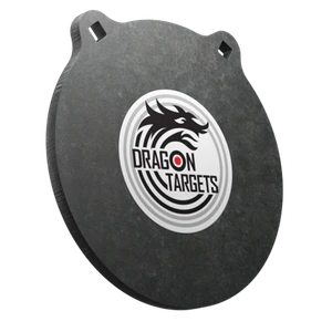 Dragon Targets 10" x 1/2" Raw Gong AR500 Steel Shooting Target