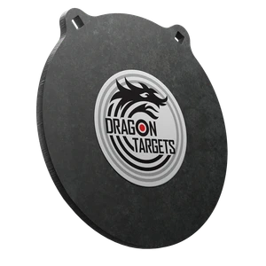 Dragon Targets 12" x 1/2" Raw Gong AR500 Steel Shooting Target
