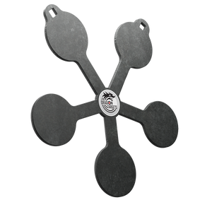 Dragon Targets Star 1/4" A36 Steel Rimfire Shooting Target (Unpainted)