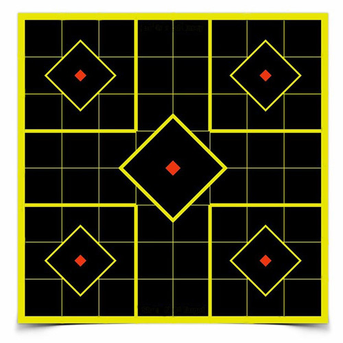 8" X 8" Reactive Sight-in Splattering Targets (10 PACK) 8" X 8" Reactive Sight-in Splattering Targets (10 PACK)