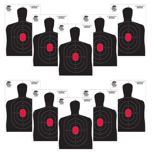 Dragon Targets 12" X 18" BC27 Silhouette Targets