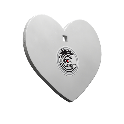 Dragon Targets Heart 3/8" AR500 Steel Shooting Target