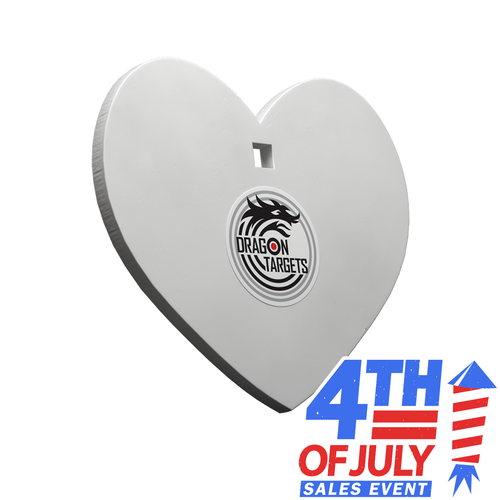 Dragon Targets Heart 3/8" AR500 Steel Shooting Target