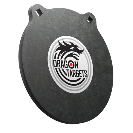 Dragon Targets 10" x 1/2" Raw Gong AR500 Steel Shooting Target