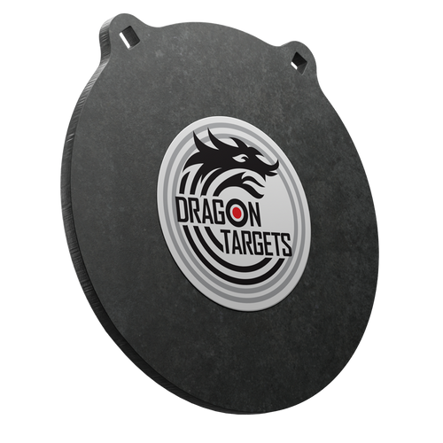 Dragon Targets 12" x 1/2" Raw Gong AR500 Steel Shooting Target
