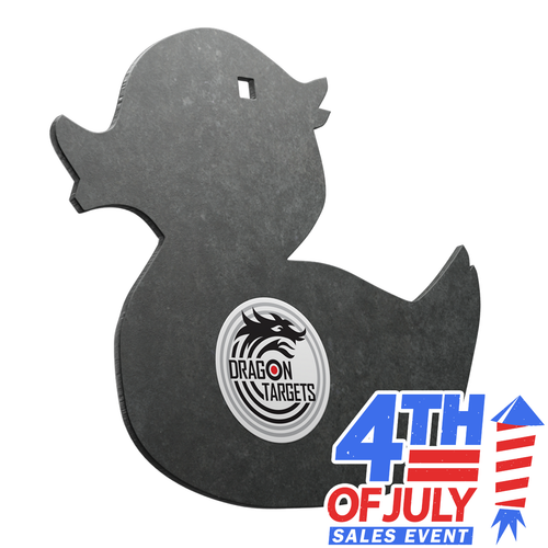 Dragon Targets Duck 1/4" A36 Steel Rimfire Shooting Target (Unpainted)
