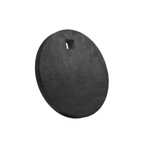 Irregular 6" x 1/2" Raw Round Gong AR500 Steel Shooting Target