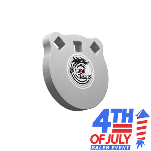 Dragon Targets 4" x 1/2" Gong AR500 Steel Shooting Target