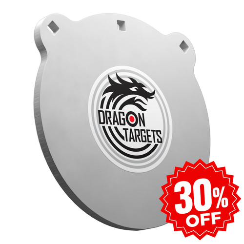 Dragon Targets 12" x 1/2" Gong AR500 Steel Shooting Target