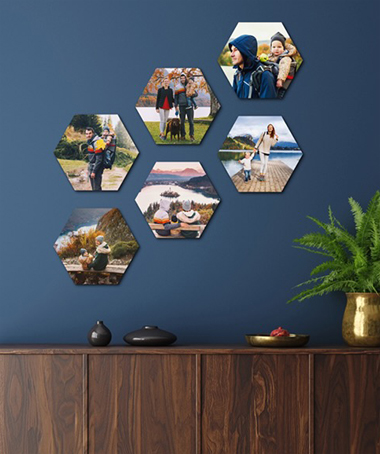 Hexagon Shaped Wall Art