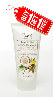 Pure Dead-Sea Vanilla Coconut Body Lotion - Buy 1 Get 1 Free