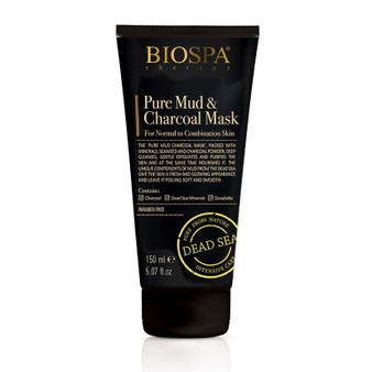 Dead Sea Pure Mud charcoal mask for normal to combination skin
