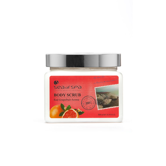 Use  Dead-Sea Sea of Spa Body Scrub Red Grapefruit Aroma to give your skin the perfect gift