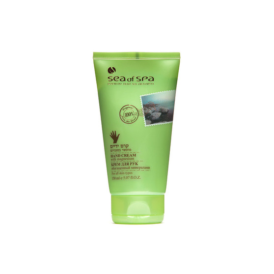 Dead-Sea Sea of Spa Hand Cream with Magnesium by SEA of SPA is a healing cream for day-to-day care of the skin of your hands. The Sea of Spa Hand Cream is repairing damage, smoothing, moisturizing, giving elasticity and providing protection.