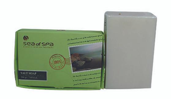 Dead Sea Salt Soap for soft and clean feeling of the skin