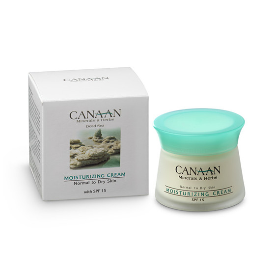 Canaan Moisturizing Cream With SPF 15 With Dead Sea Minerals