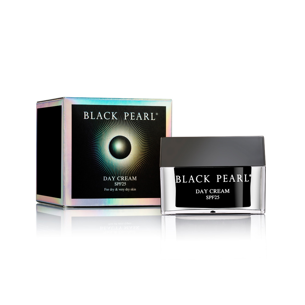 Dead-Sea Black Pearl Day Cream SPF 25 for dry-very dry skin