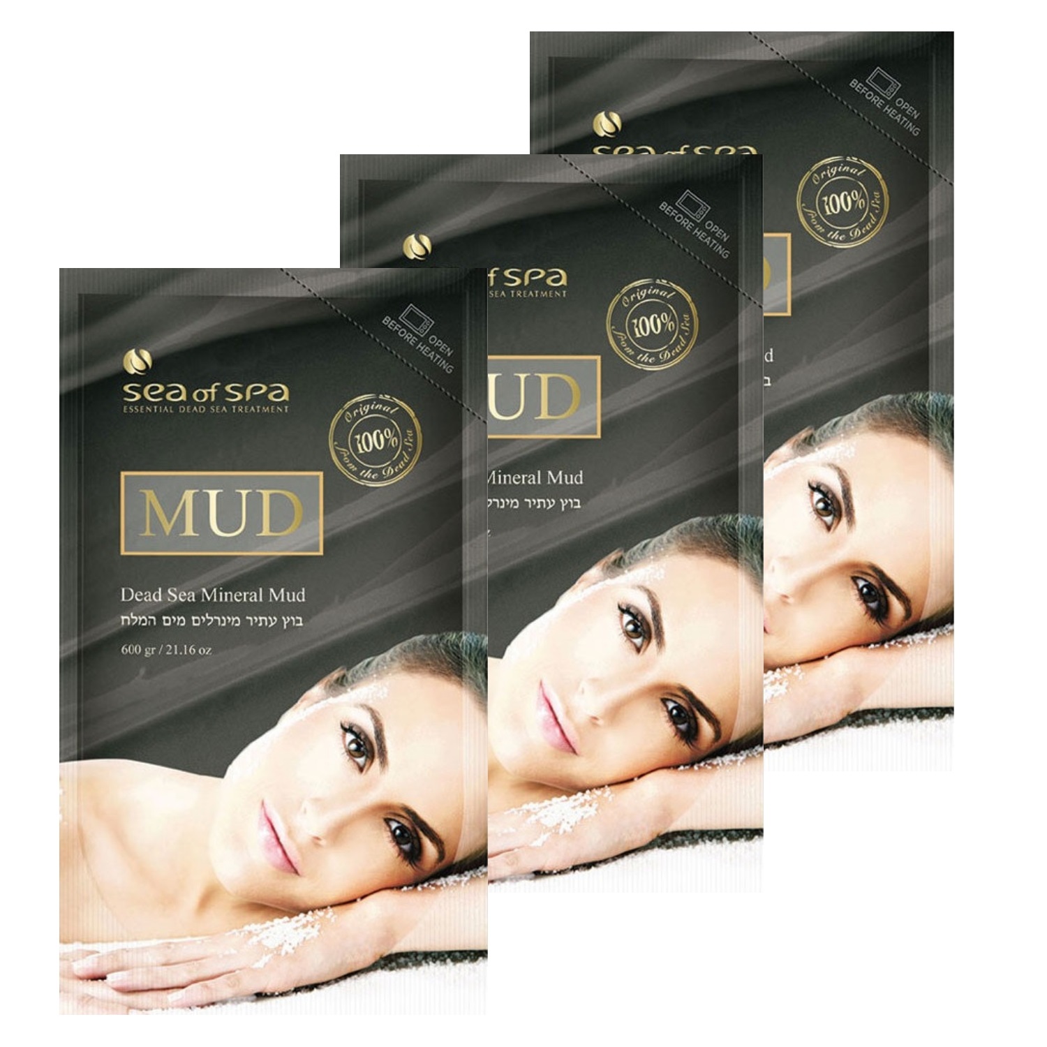 Sea Of Spa Mineral Mud 3 Pack
