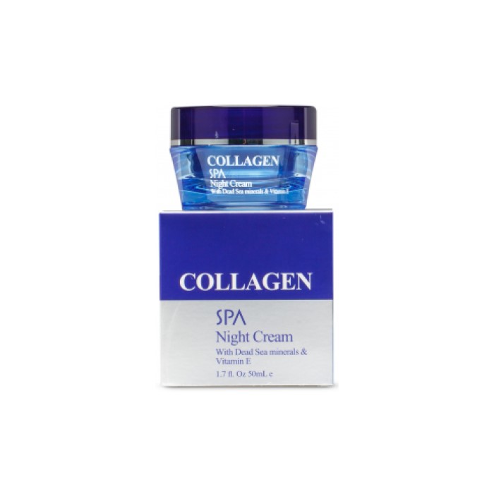 Dead-Sea SPA Cosmetics Collagen Night Cream With Vitamin E