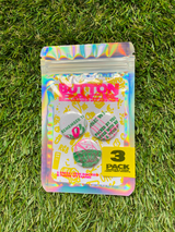 Riso test print button packs sample