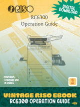 Cover image for the Rc6300 operation guide e-book