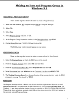 Sample Page: how to make a windows icon in 1995