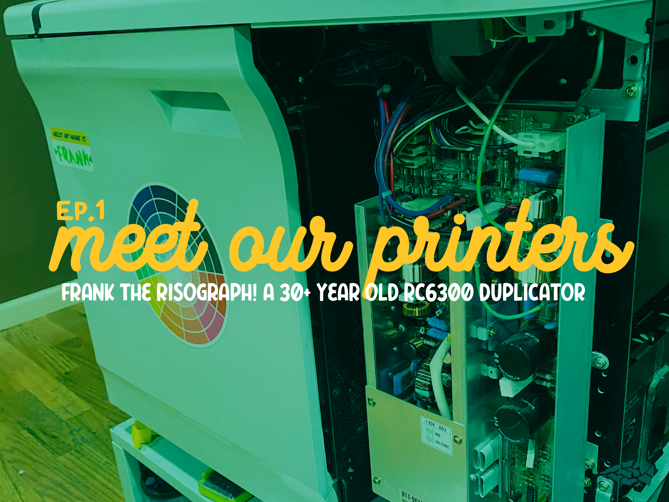 Meet Frank the Risograph: Model Rc6300 - Split Arrow Print House