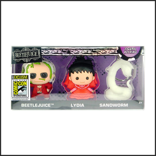 Horror Properties Beetle Juice 3D Figure Key Rings  
