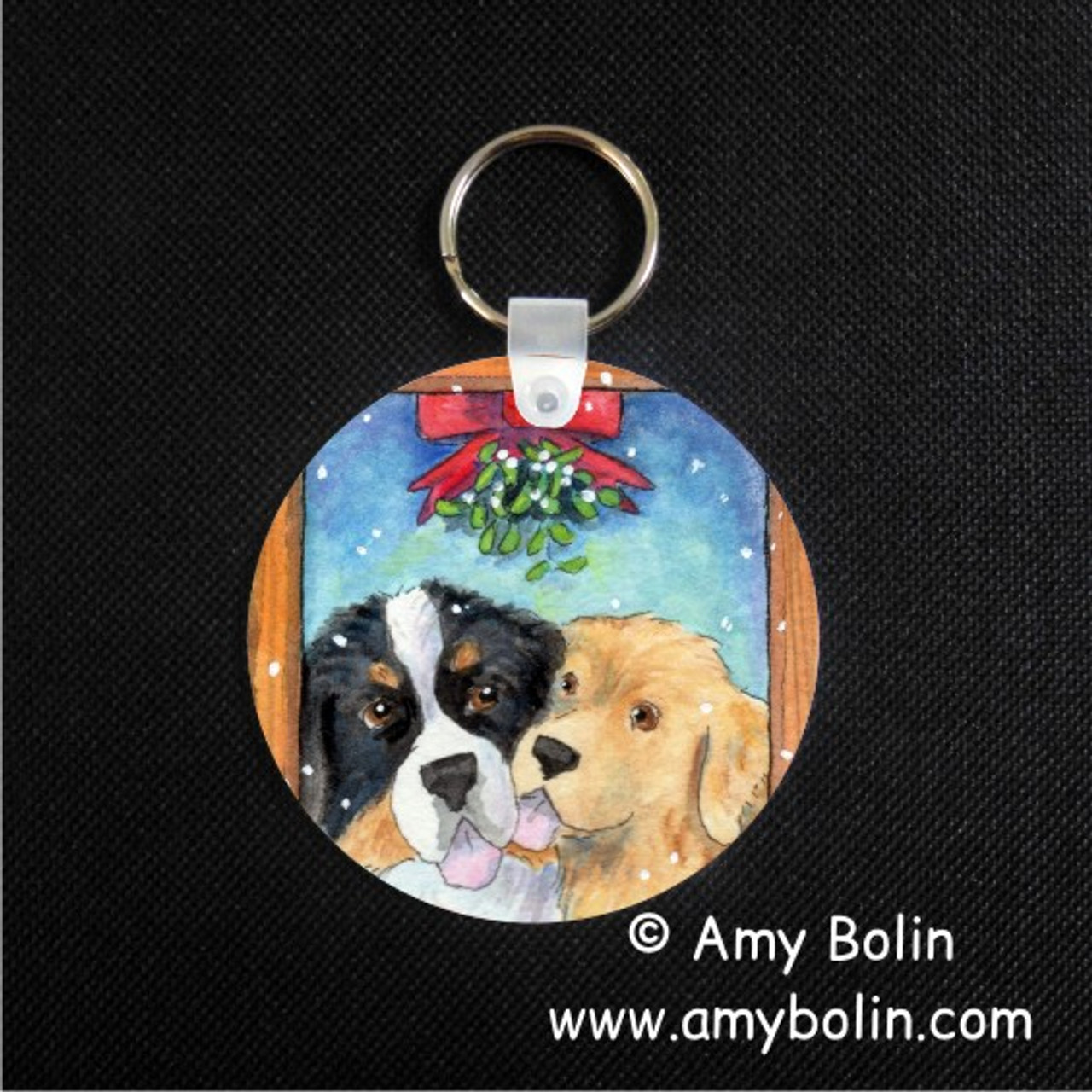 Bernese mountain dog Keychain