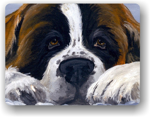 "One Big Pout" Saint Bernard Magnet