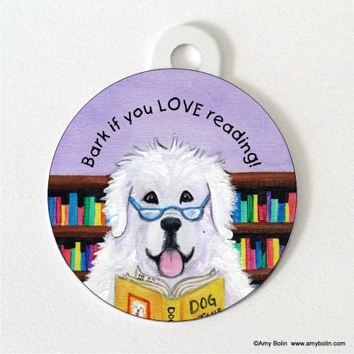 "Dog Tails Vol 2" Great Pyrenees Double Sided Pet ID Tag