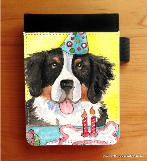 "Happy Birthday To You" Bernese Mountain Dog Notebooks (several sizes available)